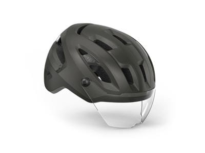 Met Intercity Urban Hjelm med MIPS, Visir, Fidlok og integret baklys Titanium Metallic/Matt S/M/L 2499,-